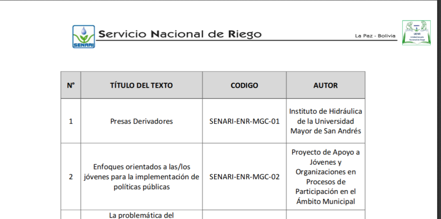 Servicio Nacional de Riego